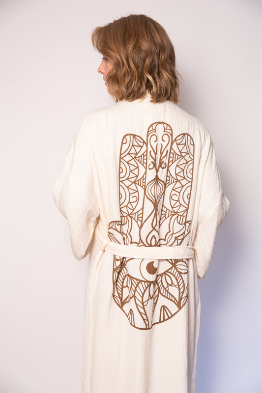 Hand Of Fatima Cotton Robe